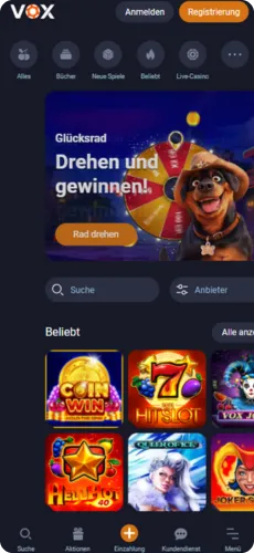 Vox Casino slots