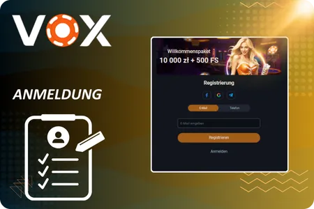 Register VoxCasino