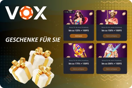 Fur Sie bonus Vox Casino