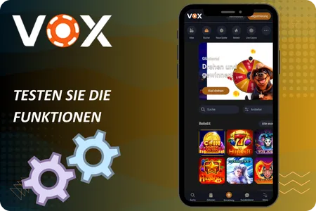 Vox Casino funktionen