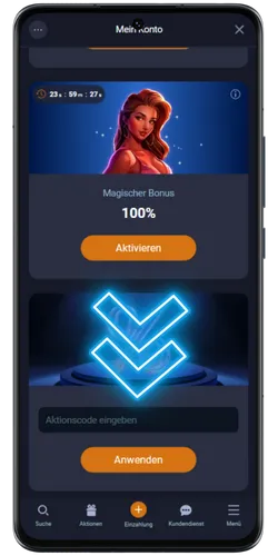 Bonuscode in der VOX Casino App eingeben